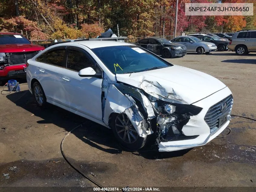 2018 Hyundai Sonata Se VIN: 5NPE24AF3JH705650 Lot: 40623874