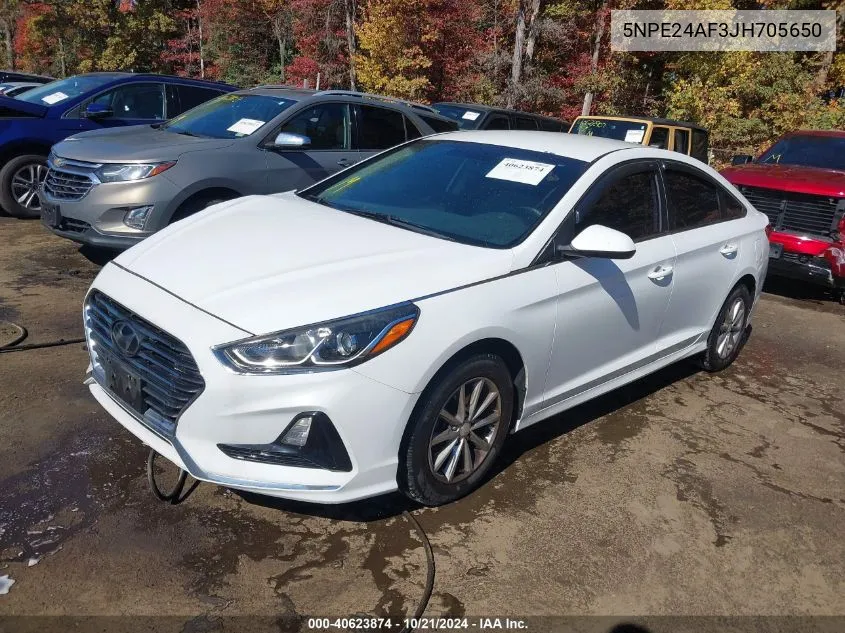 5NPE24AF3JH705650 2018 Hyundai Sonata Se