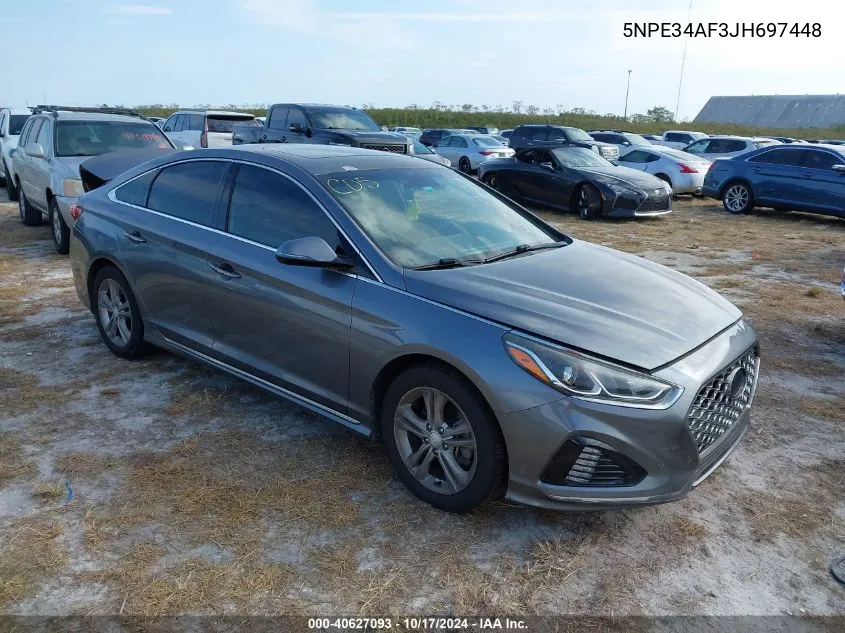 2018 Hyundai Sonata Sport VIN: 5NPE34AF3JH697448 Lot: 40627093