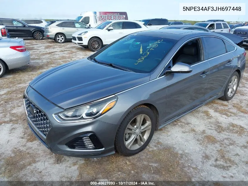 2018 Hyundai Sonata Sport VIN: 5NPE34AF3JH697448 Lot: 40627093