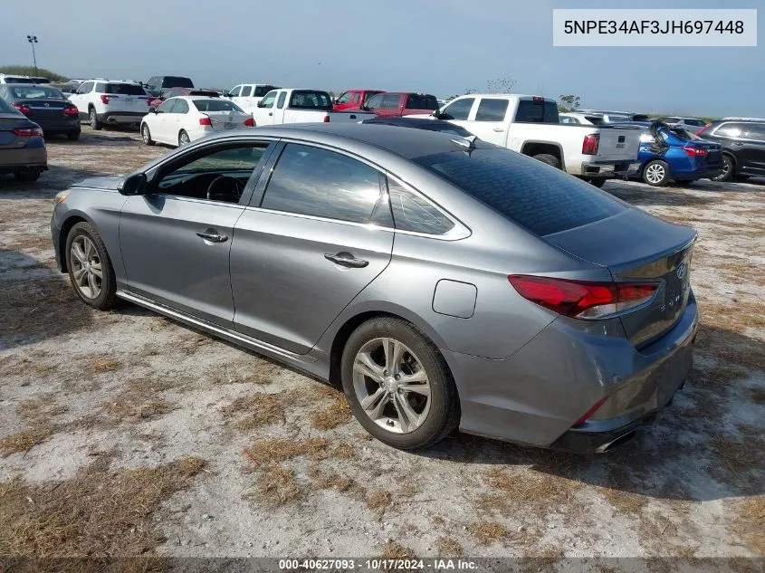 2018 Hyundai Sonata Sport VIN: 5NPE34AF3JH697448 Lot: 40627093