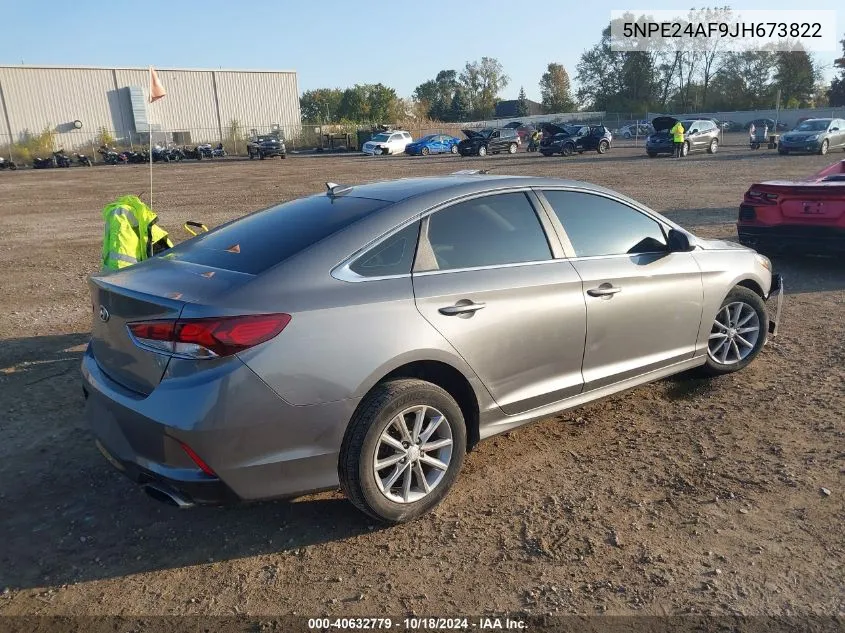 5NPE24AF9JH673822 2018 Hyundai Sonata Se