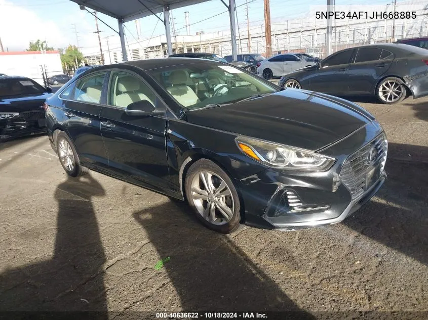 5NPE34AF1JH668885 2018 Hyundai Sonata Sel