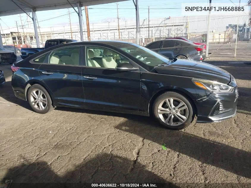 2018 Hyundai Sonata Sel VIN: 5NPE34AF1JH668885 Lot: 40636622