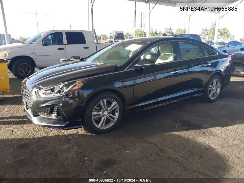 5NPE34AF1JH668885 2018 Hyundai Sonata Sel