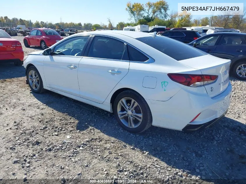 5NPE34AF7JH667479 2018 Hyundai Sonata Sel