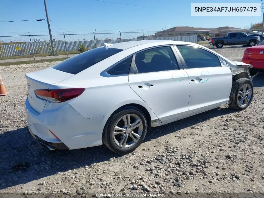 5NPE34AF7JH667479 2018 Hyundai Sonata Sel