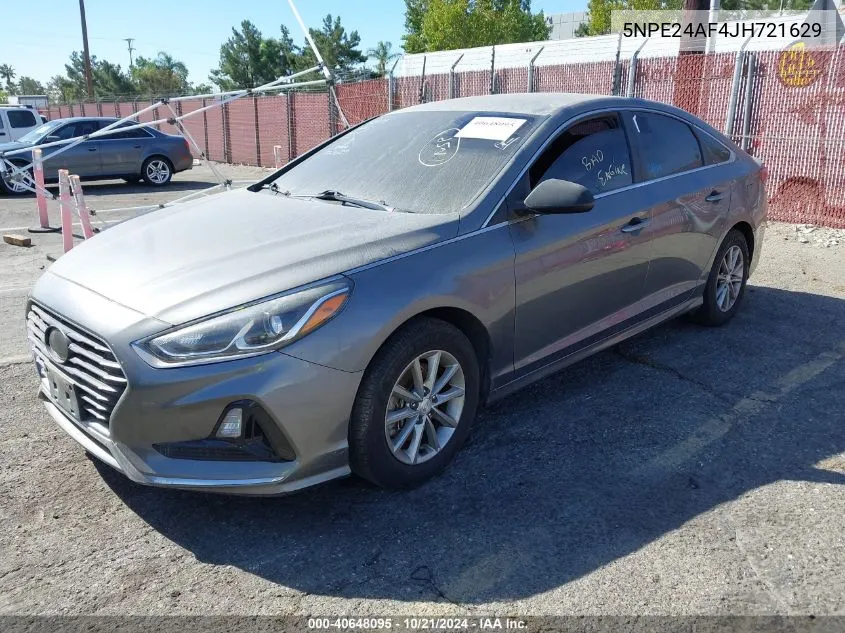 5NPE24AF4JH721629 2018 Hyundai Sonata Se