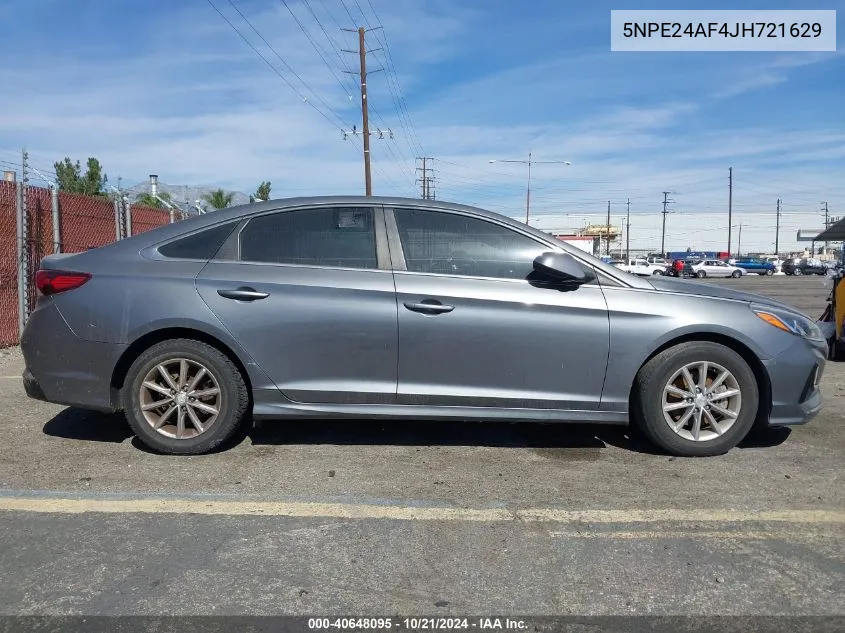 5NPE24AF4JH721629 2018 Hyundai Sonata Se