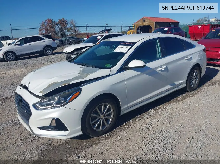 2018 Hyundai Sonata Se VIN: 5NPE24AF9JH619744 Lot: 40650347