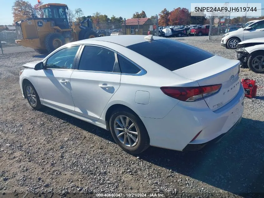 2018 Hyundai Sonata Se VIN: 5NPE24AF9JH619744 Lot: 40650347