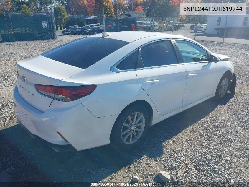 2018 Hyundai Sonata Se VIN: 5NPE24AF9JH619744 Lot: 40650347