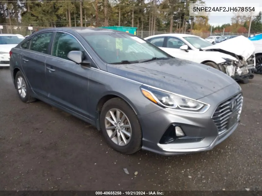 5NPE24AF2JH678554 2018 Hyundai Sonata Se