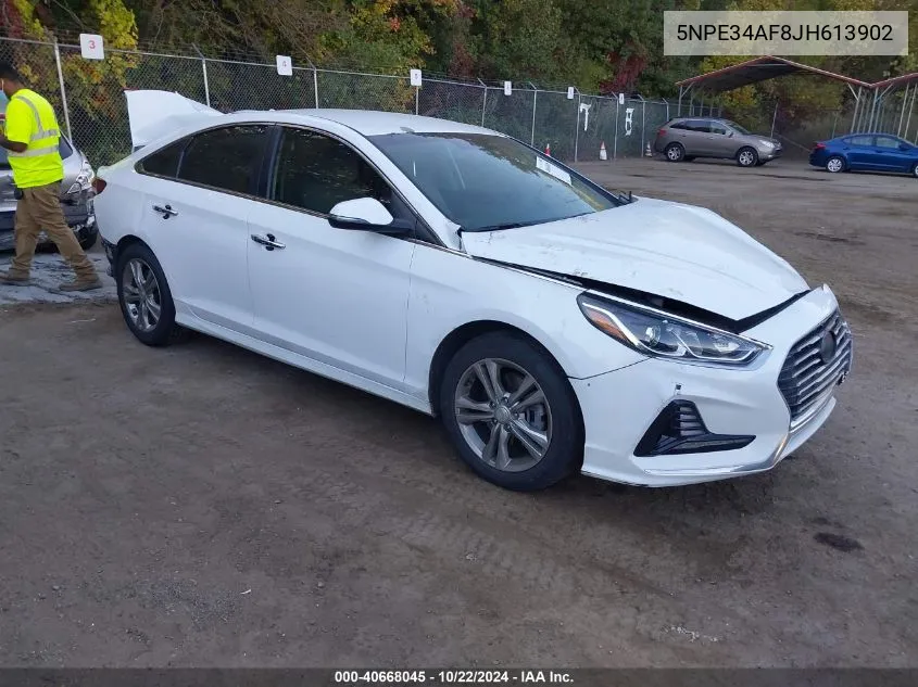 2018 Hyundai Sonata Sel VIN: 5NPE34AF8JH613902 Lot: 40668045