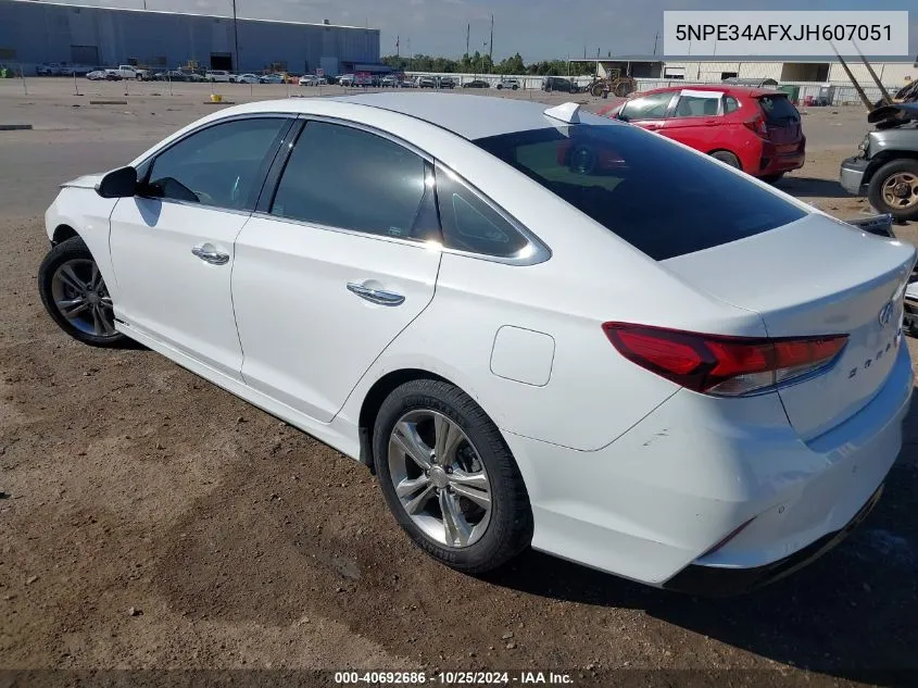 2018 Hyundai Sonata Limited VIN: 5NPE34AFXJH607051 Lot: 40692686