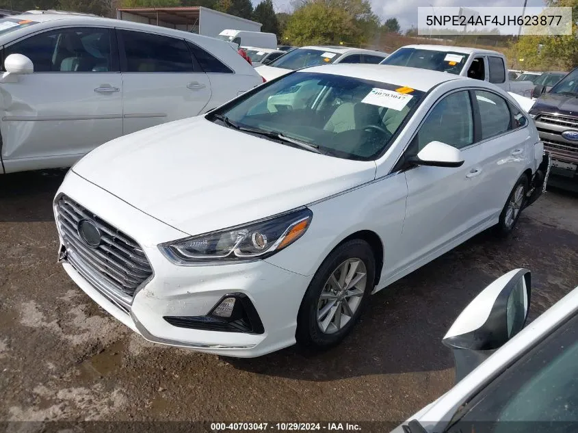 2018 Hyundai Sonata Se VIN: 5NPE24AF4JH623877 Lot: 40703047