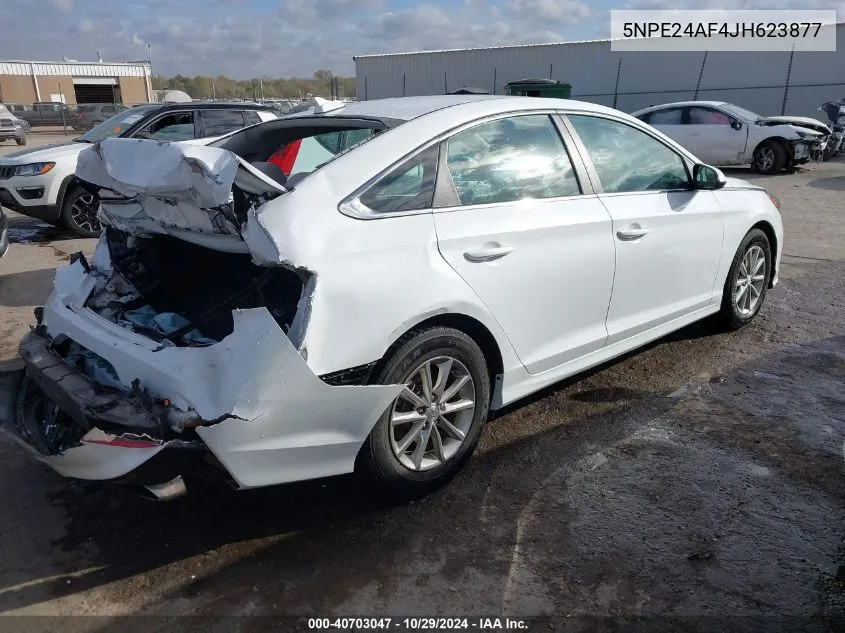 2018 Hyundai Sonata Se VIN: 5NPE24AF4JH623877 Lot: 40703047