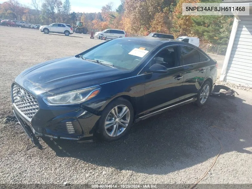 2018 Hyundai Sonata Sport VIN: 5NPE34AF8JH611468 Lot: 40704514