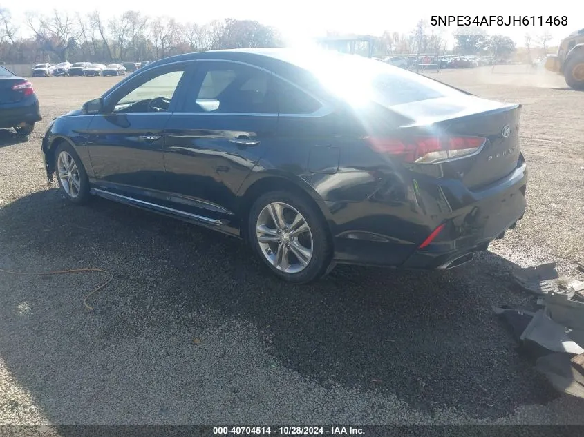 2018 Hyundai Sonata Sport VIN: 5NPE34AF8JH611468 Lot: 40704514