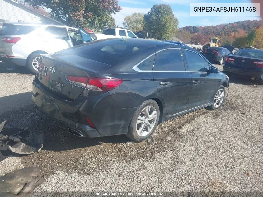 2018 Hyundai Sonata Sport VIN: 5NPE34AF8JH611468 Lot: 40704514