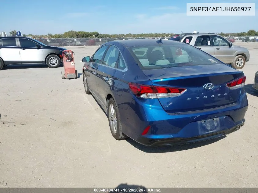 2018 Hyundai Sonata Sel VIN: 5NPE34AF1JH656977 Lot: 40704741