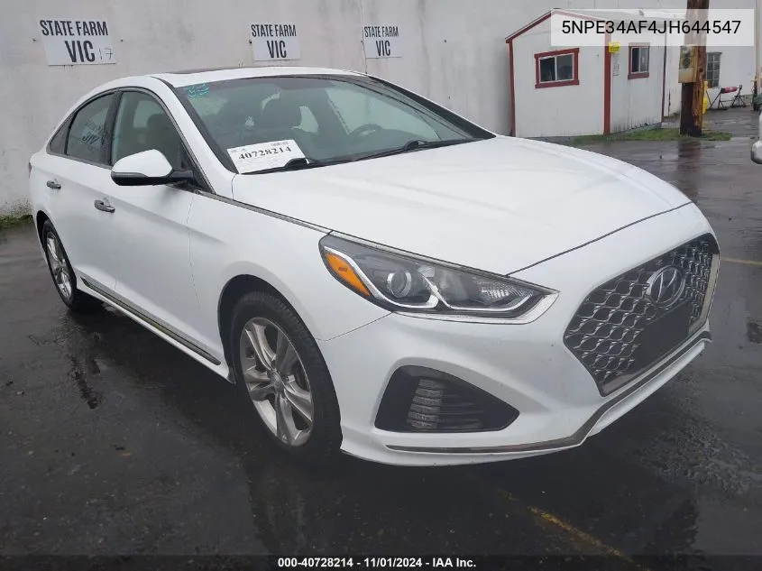 2018 Hyundai Sonata Sport VIN: 5NPE34AF4JH644547 Lot: 40728214