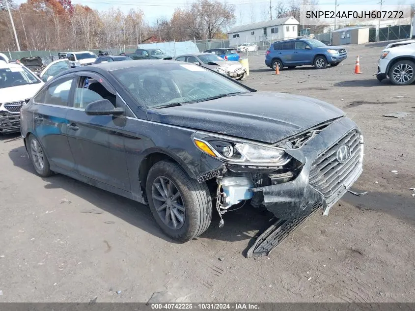 2018 Hyundai Sonata Se VIN: 5NPE24AF0JH607272 Lot: 40742225