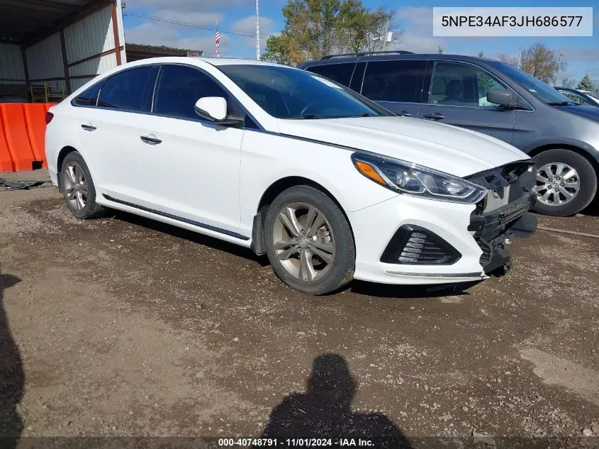 2018 Hyundai Sonata Sport VIN: 5NPE34AF3JH686577 Lot: 40748791