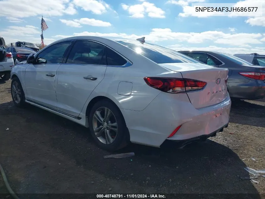 2018 Hyundai Sonata Sport VIN: 5NPE34AF3JH686577 Lot: 40748791