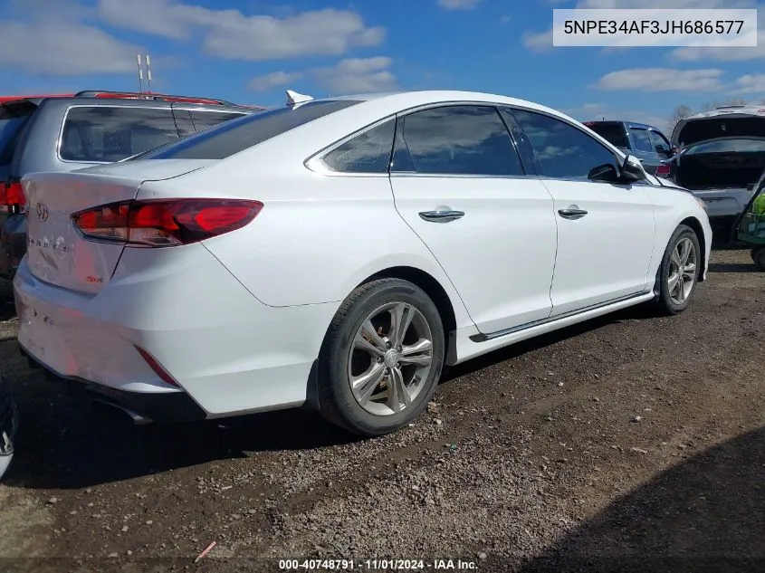 2018 Hyundai Sonata Sport VIN: 5NPE34AF3JH686577 Lot: 40748791