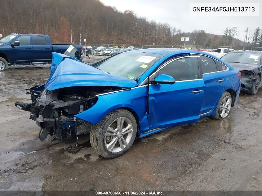 2018 Hyundai Sonata Sport VIN: 5NPE34AF5JH613713 Lot: 40769650