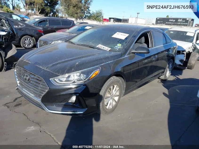 2018 Hyundai Sonata Se VIN: 5NPE24AF2JH676593 Lot: 40770280