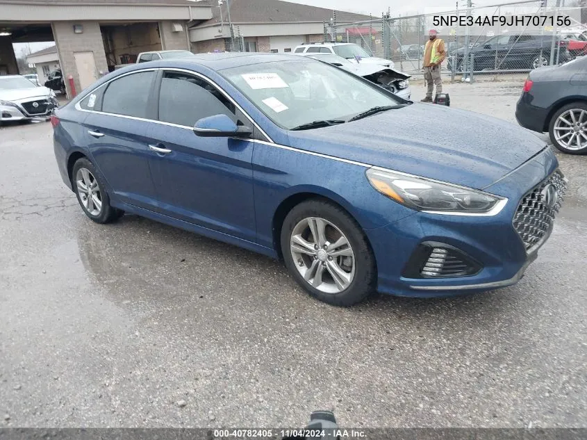 2018 Hyundai Sonata Limited VIN: 5NPE34AF9JH707156 Lot: 40782405