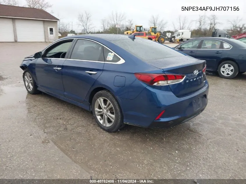 2018 Hyundai Sonata Limited VIN: 5NPE34AF9JH707156 Lot: 40782405