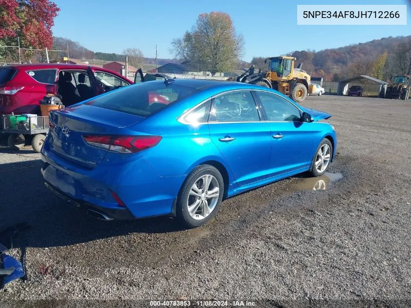 2018 Hyundai Sonata Limited VIN: 5NPE34AF8JH712266 Lot: 40783853