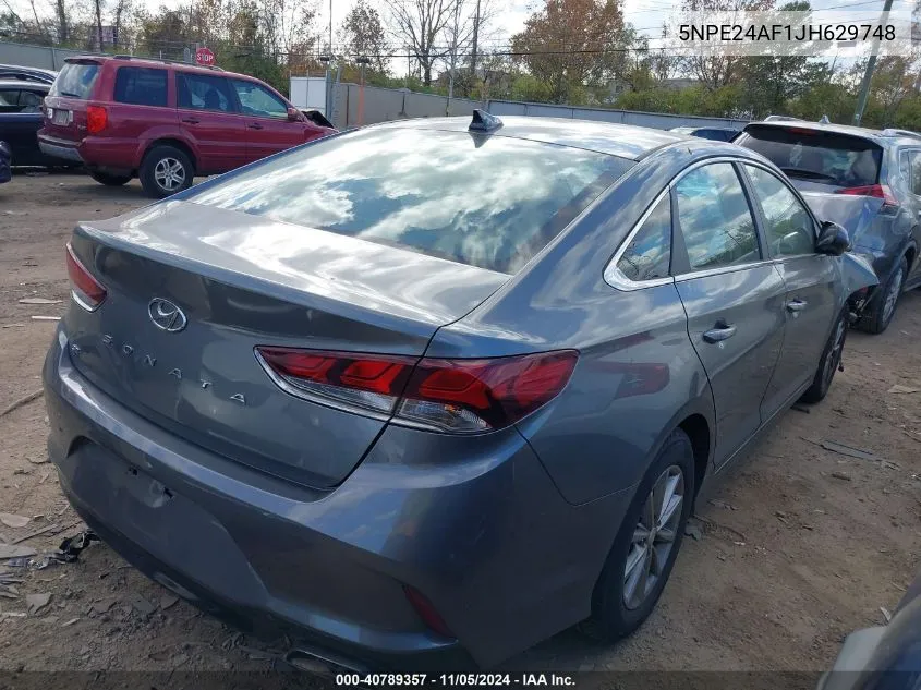 2018 Hyundai Sonata Se VIN: 5NPE24AF1JH629748 Lot: 40789357