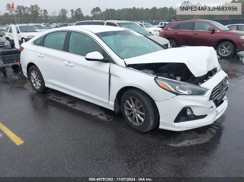 2018 Hyundai Sonata Se VIN: 5NPE24AF3JH683956 Lot: 40791202