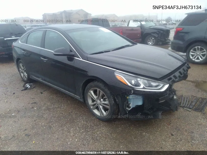 5NPE34AF3JH673134 2018 Hyundai Sonata Sport