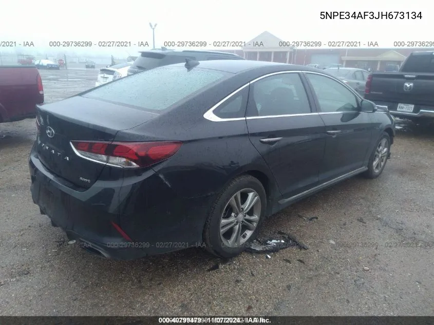 5NPE34AF3JH673134 2018 Hyundai Sonata Sport