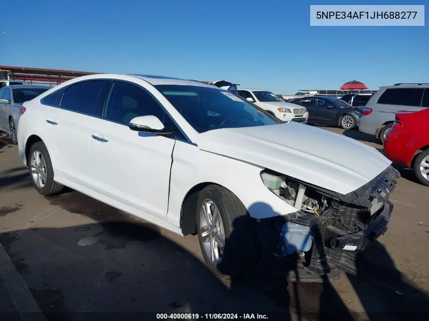 2018 Hyundai Sonata Limited VIN: 5NPE34AF1JH688277 Lot: 40800619