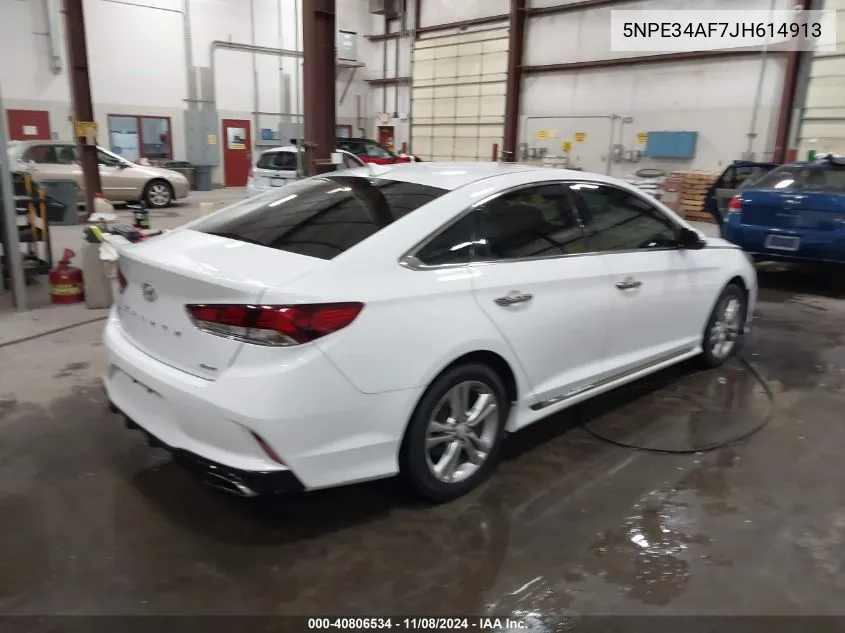 2018 Hyundai Sonata Sport VIN: 5NPE34AF7JH614913 Lot: 40806534