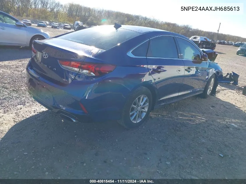 2018 Hyundai Sonata Eco VIN: 5NPE24AAXJH685613 Lot: 40815454