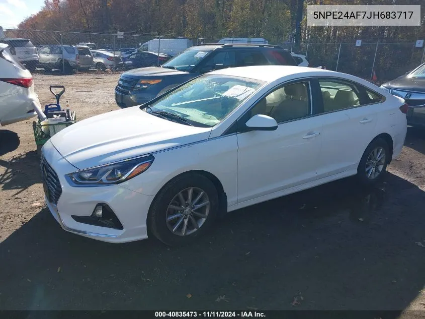 2018 Hyundai Sonata Se VIN: 5NPE24AF7JH683717 Lot: 40835473