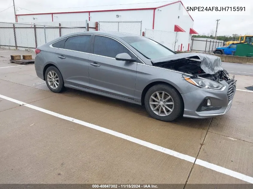 2018 Hyundai Sonata Se VIN: 5NPE24AF8JH715591 Lot: 40847302