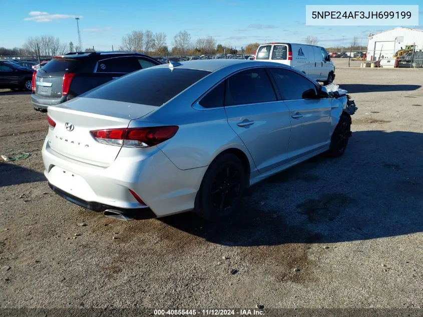 2018 Hyundai Sonata Se VIN: 5NPE24AF3JH699199 Lot: 40855445