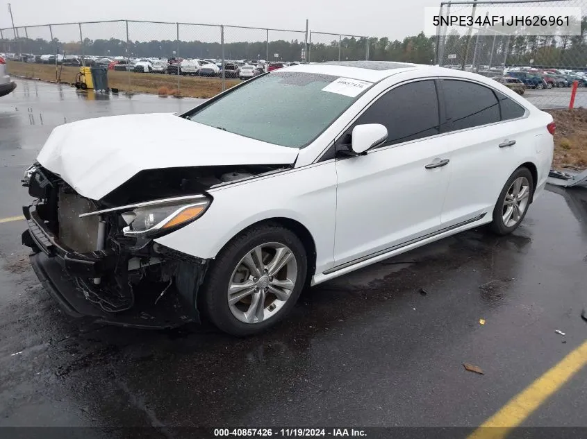 2018 Hyundai Sonata Sport VIN: 5NPE34AF1JH626961 Lot: 40857426