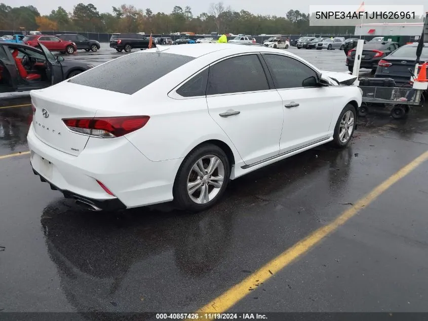 2018 Hyundai Sonata Sport VIN: 5NPE34AF1JH626961 Lot: 40857426