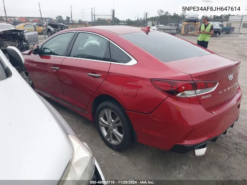 2018 Hyundai Sonata Sport VIN: 5NPE34AF8JH647614 Lot: 40888719