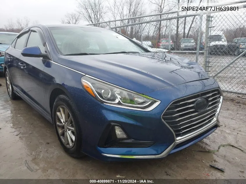 2018 Hyundai Sonata Se VIN: 5NPE24AF7JH639801 Lot: 40899871