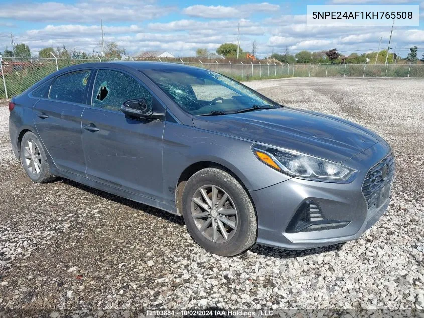 5NPE24AF1KH765508 2019 Hyundai Sonata Se